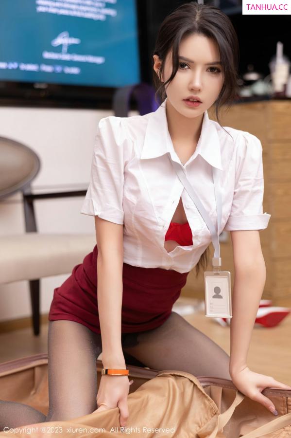 媛媛酱  [XiuRen]高清写真图 2023.02.08 No.6232 媛媛酱belle 黑丝美腿第38张图片
